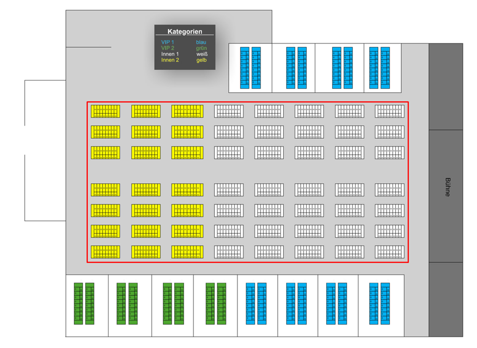 Sitzplätze VIP