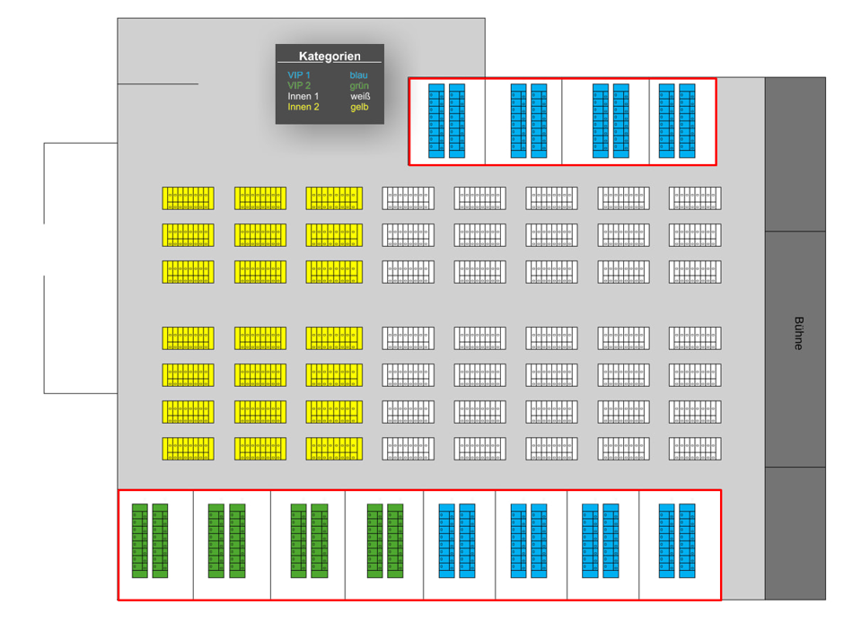 Sitzplätze VIP